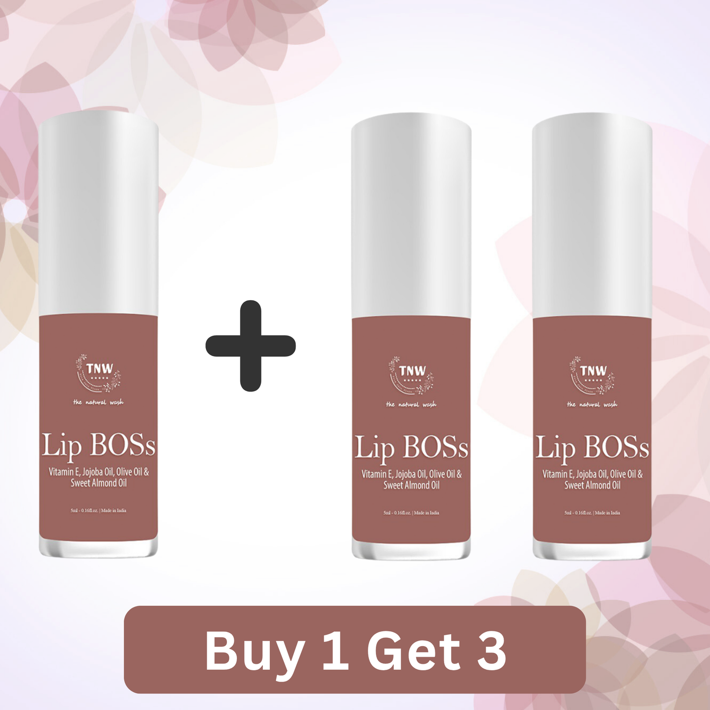 Buy 1 Get 3 Lip Boss Lip Oil 5ml - Gossip peach (Pre-book Now)