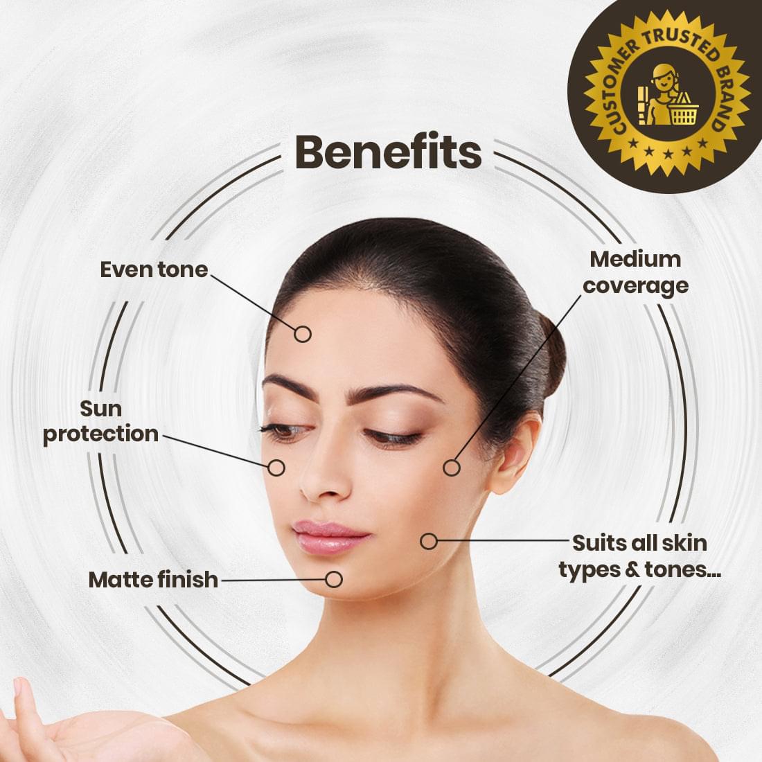 BB Cream - With SPF 30 (Ayurvedic & Paraben-Free). (Stock Clearance)