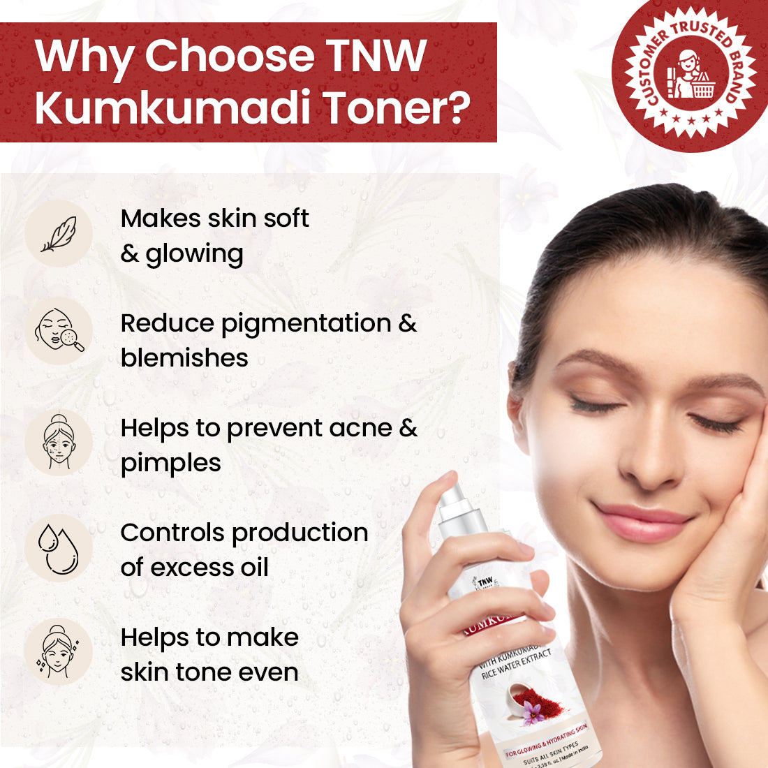 Kumkumadi Toner for Glowing Skin. (Stock Clearance)