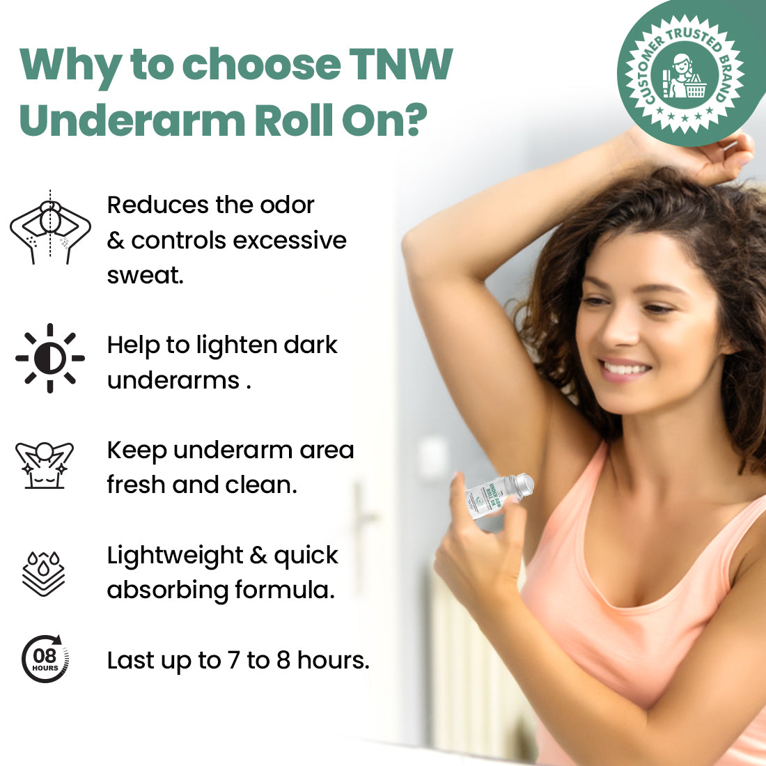 Underarm Roll On Deodorant for Women