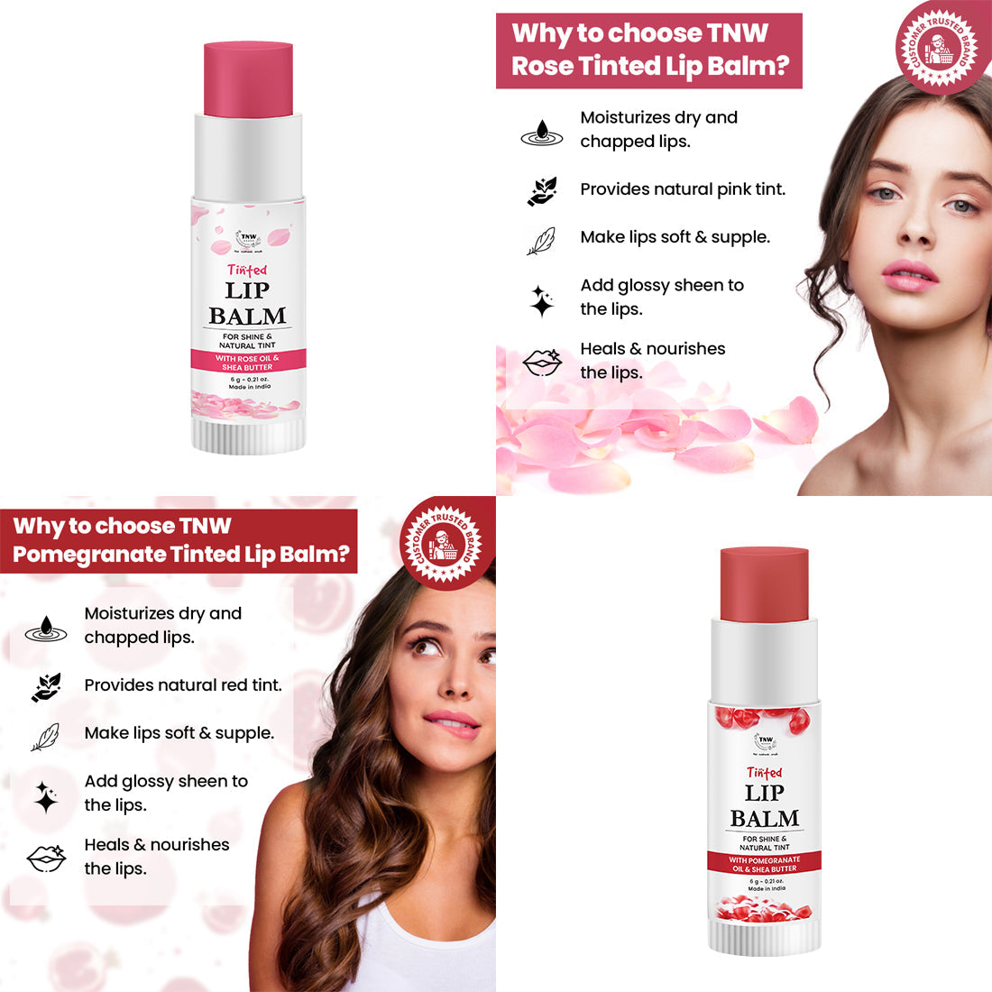 Why to choose TNW Tinted lip balm