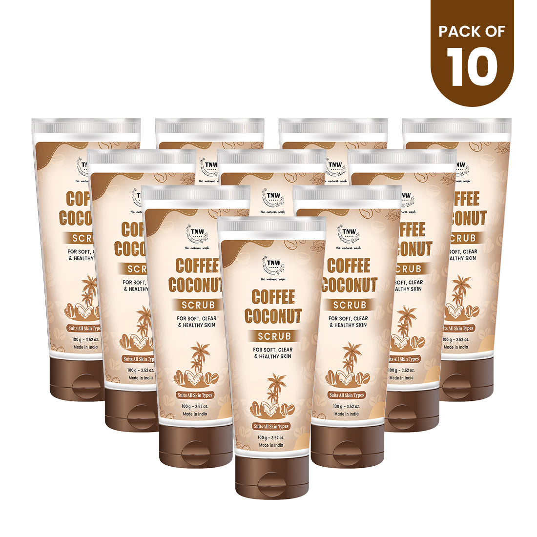Coffee Scrub – Pack of 10 Pay for 7