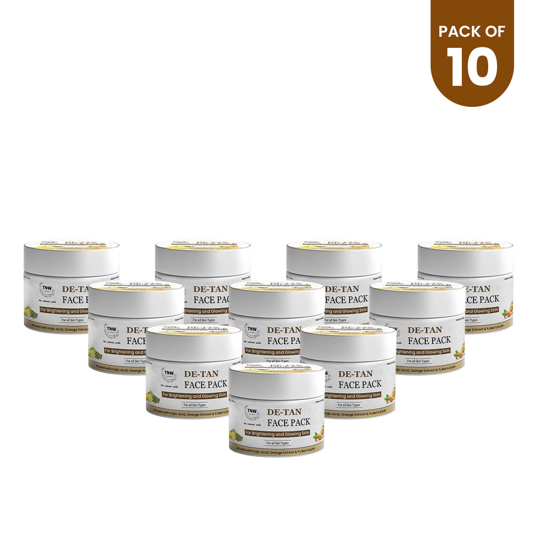De-Tan Face Pack – Pack of 10 Pay for 7