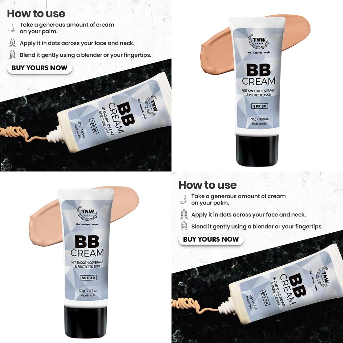 BB Cream - With SPF 30 (Ayurvedic & Paraben-Free). (Stock Clearance)