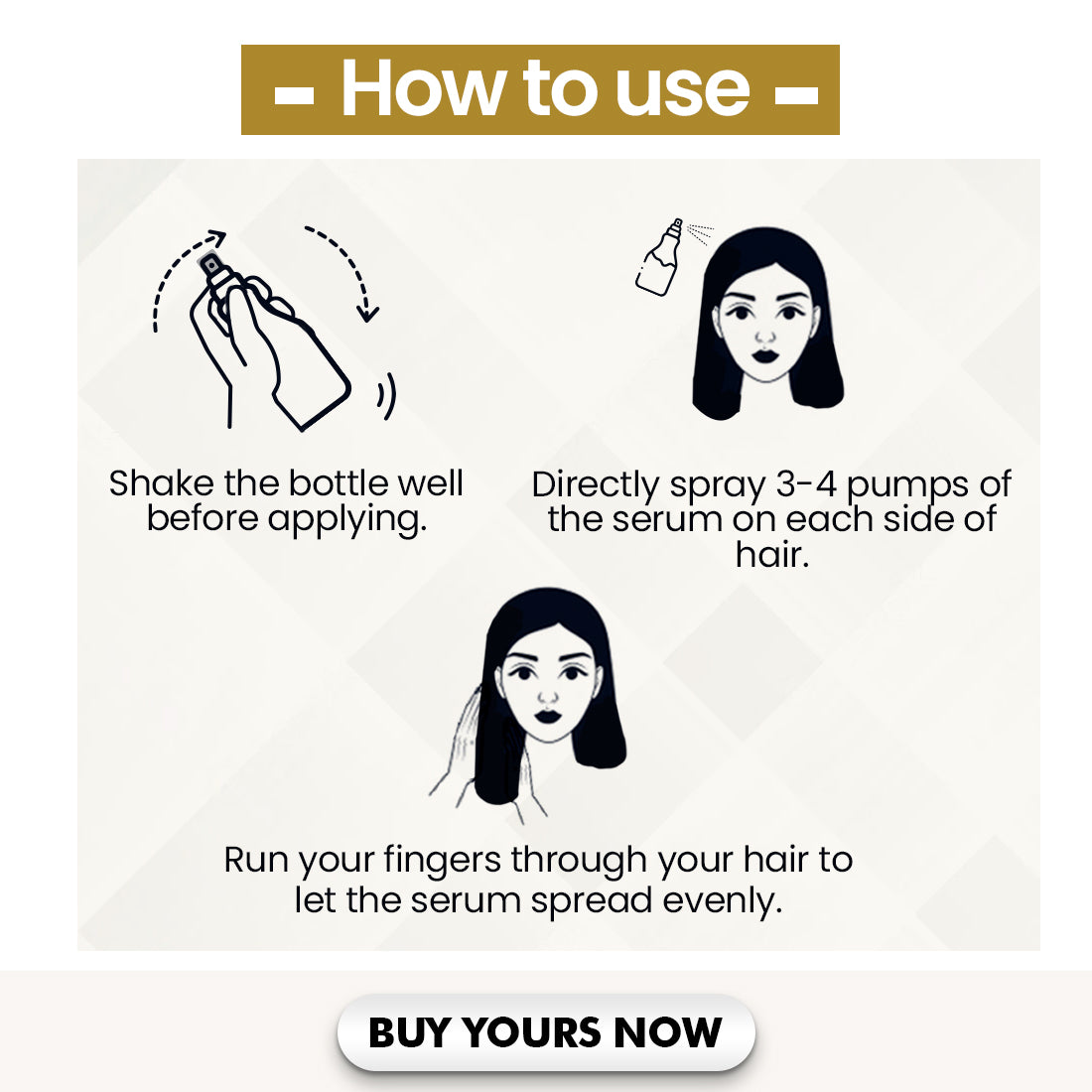How to use TNW 5 in 1 hair repair spray serum