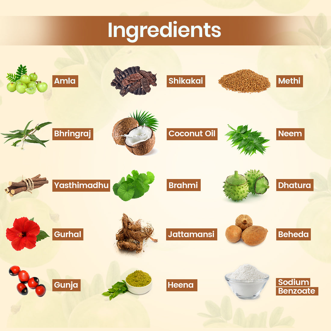 Ingredients Amla Bhringraj Hair mask