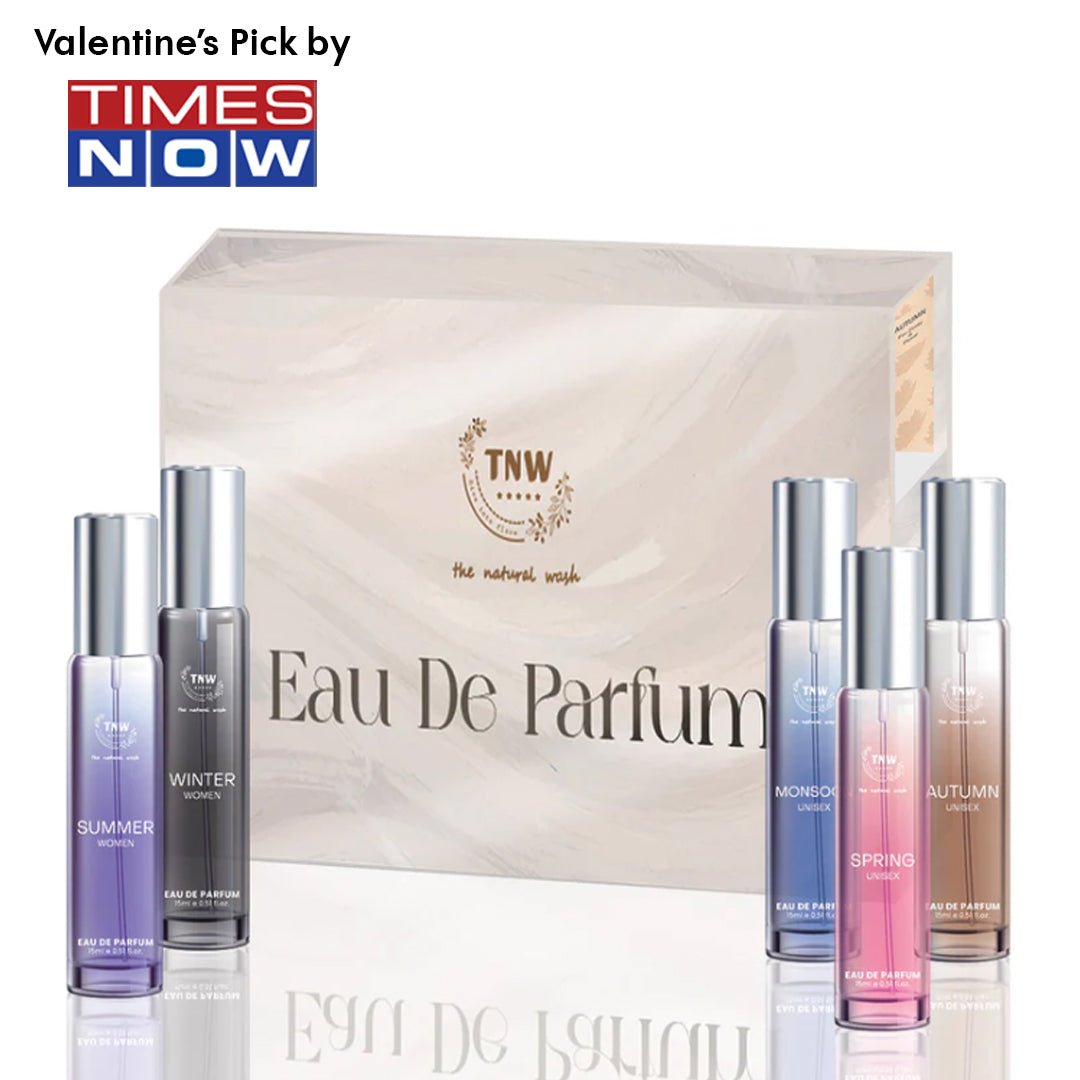 Combo of 5 Eau De Parfum (Scents for All-Season) – The Natural Wash