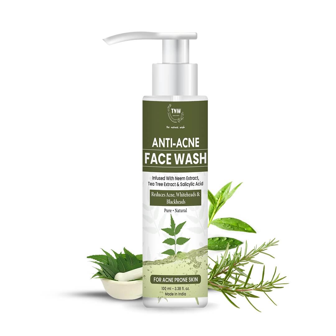 Anti Acne Face Wash with Neem for Clear Skin – The Natural Wash