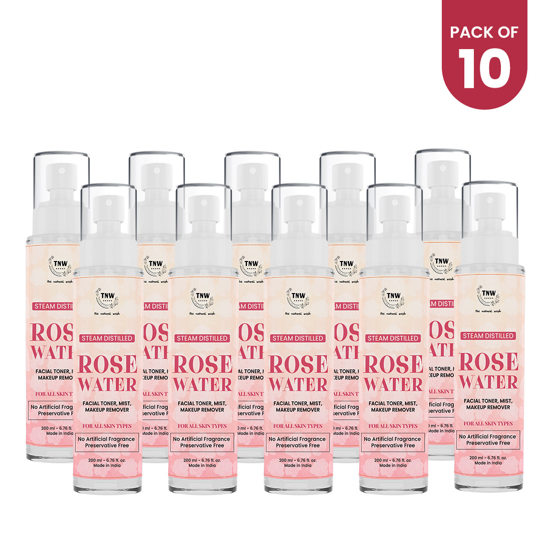 Rose Water Spray – Pack of 10 Pay for 7