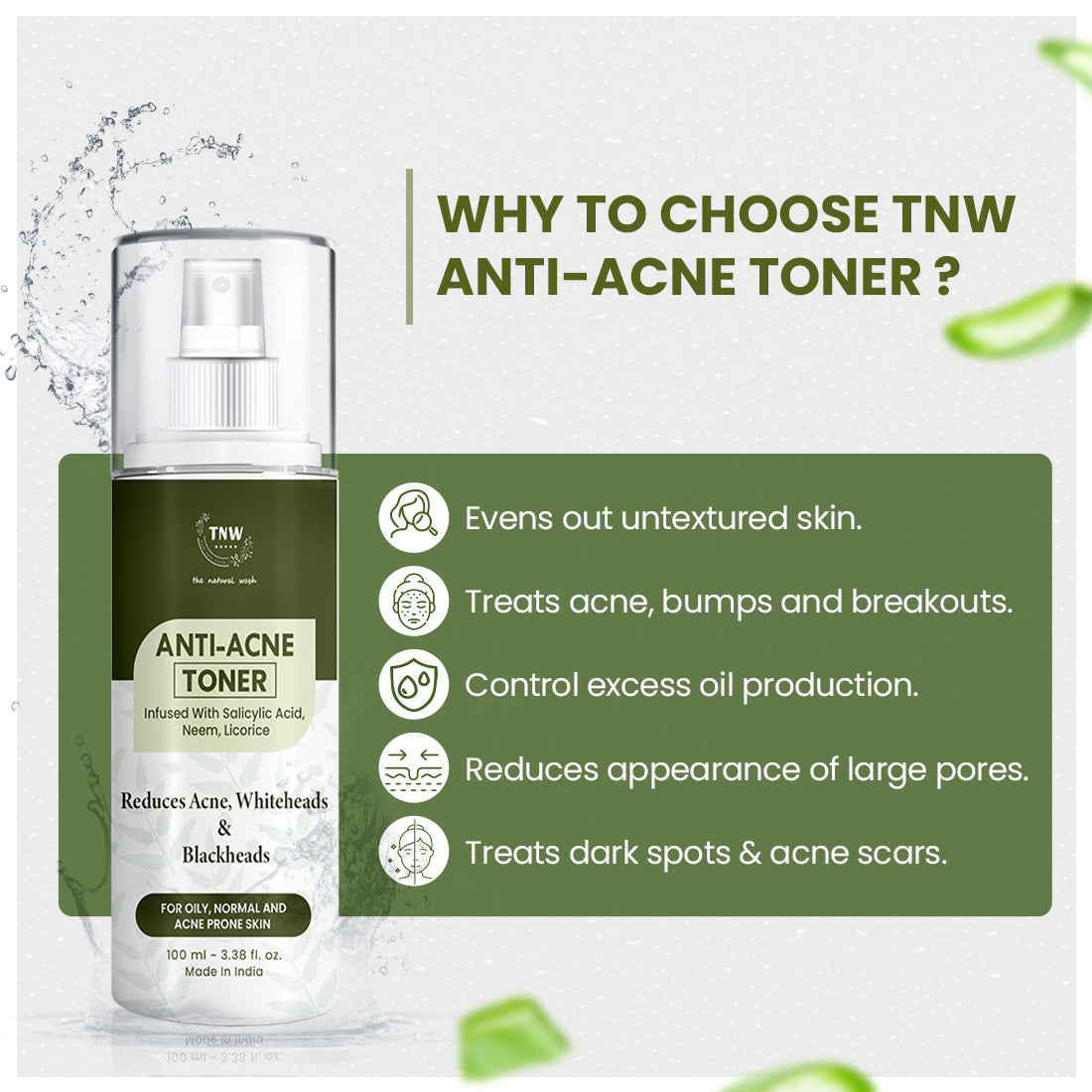 Anti-Acne Toner for Clear & Texture-free Skin. (Stock Cleareance)