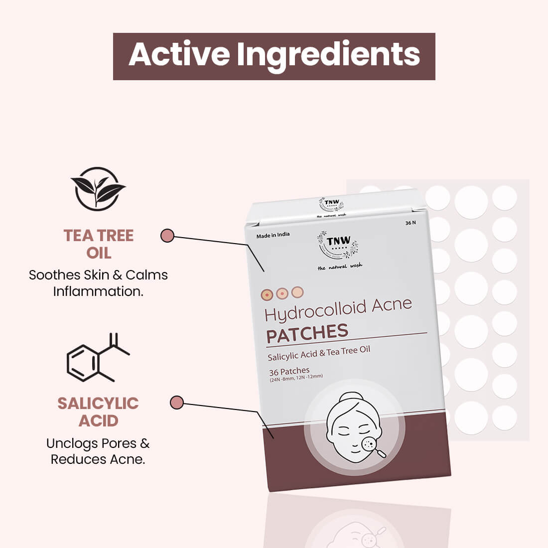 Pimple Patches | Hydrocolloid Spot Stickers with Salicylic Acid