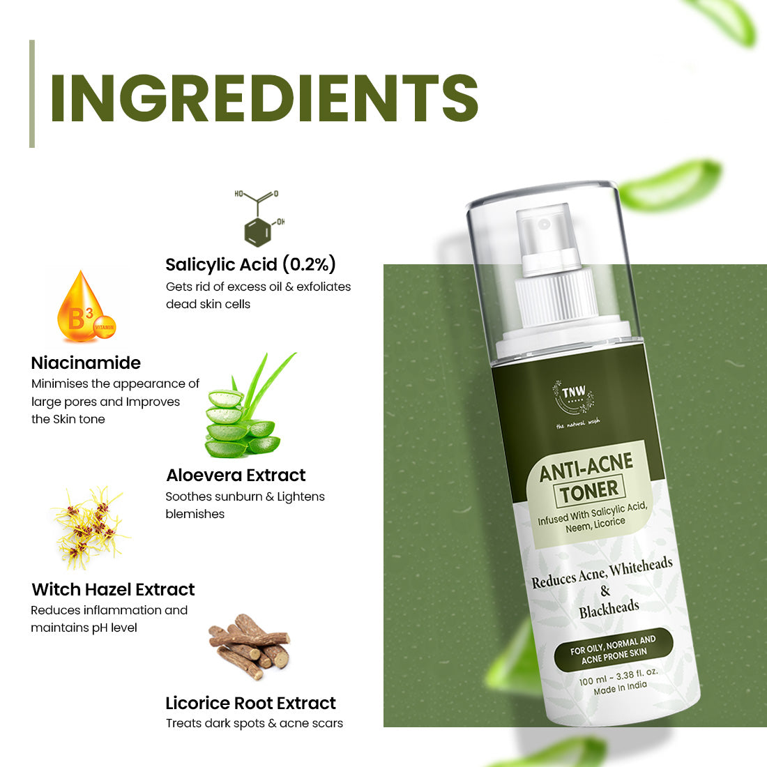 Anti-Acne Toner for Clear & Texture-free Skin. (Stock Cleareance)