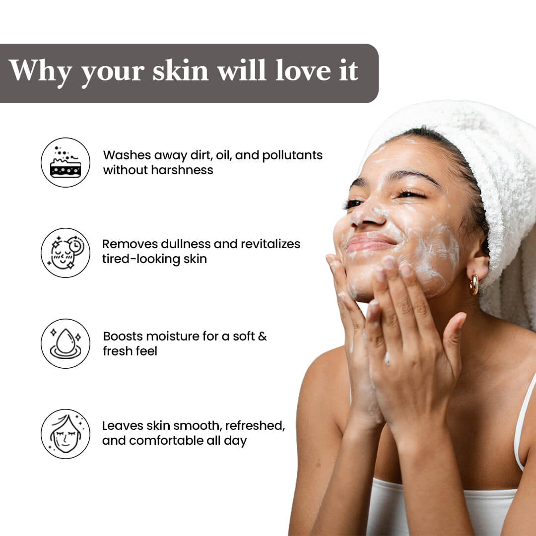 Hydro Glow Facewash | Hydrating, Brightening & Soothing