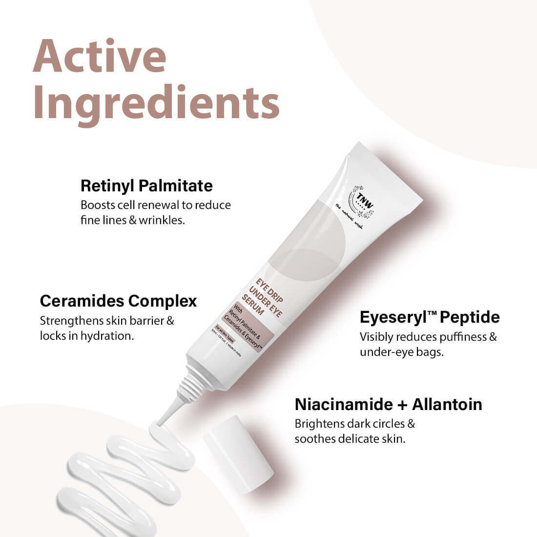 Eye Drip Under Eye Serum | Puffiness & Dark Circle Reduction