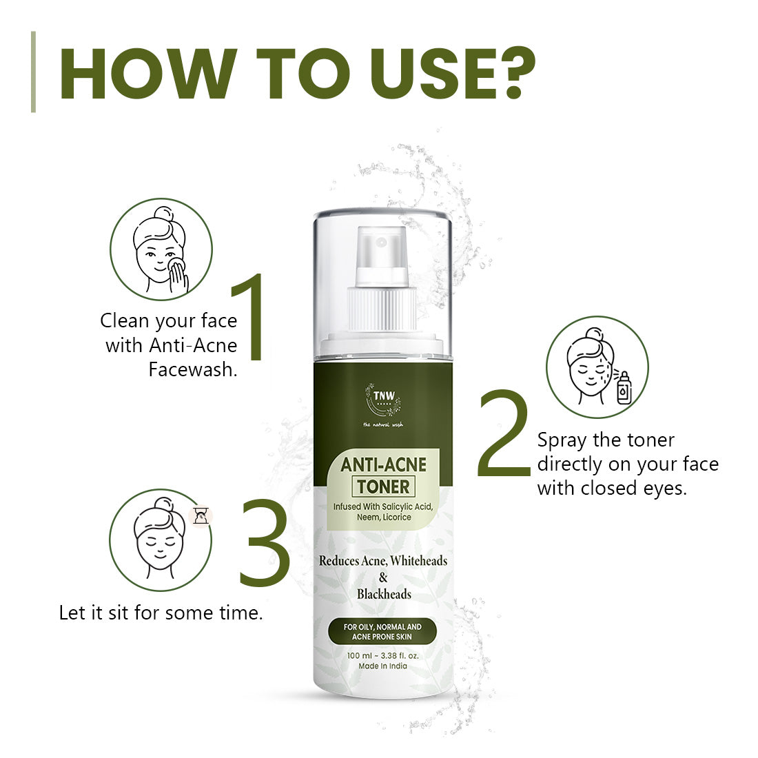 Anti-Acne Toner for Clear & Texture-free Skin. (Stock Cleareance)