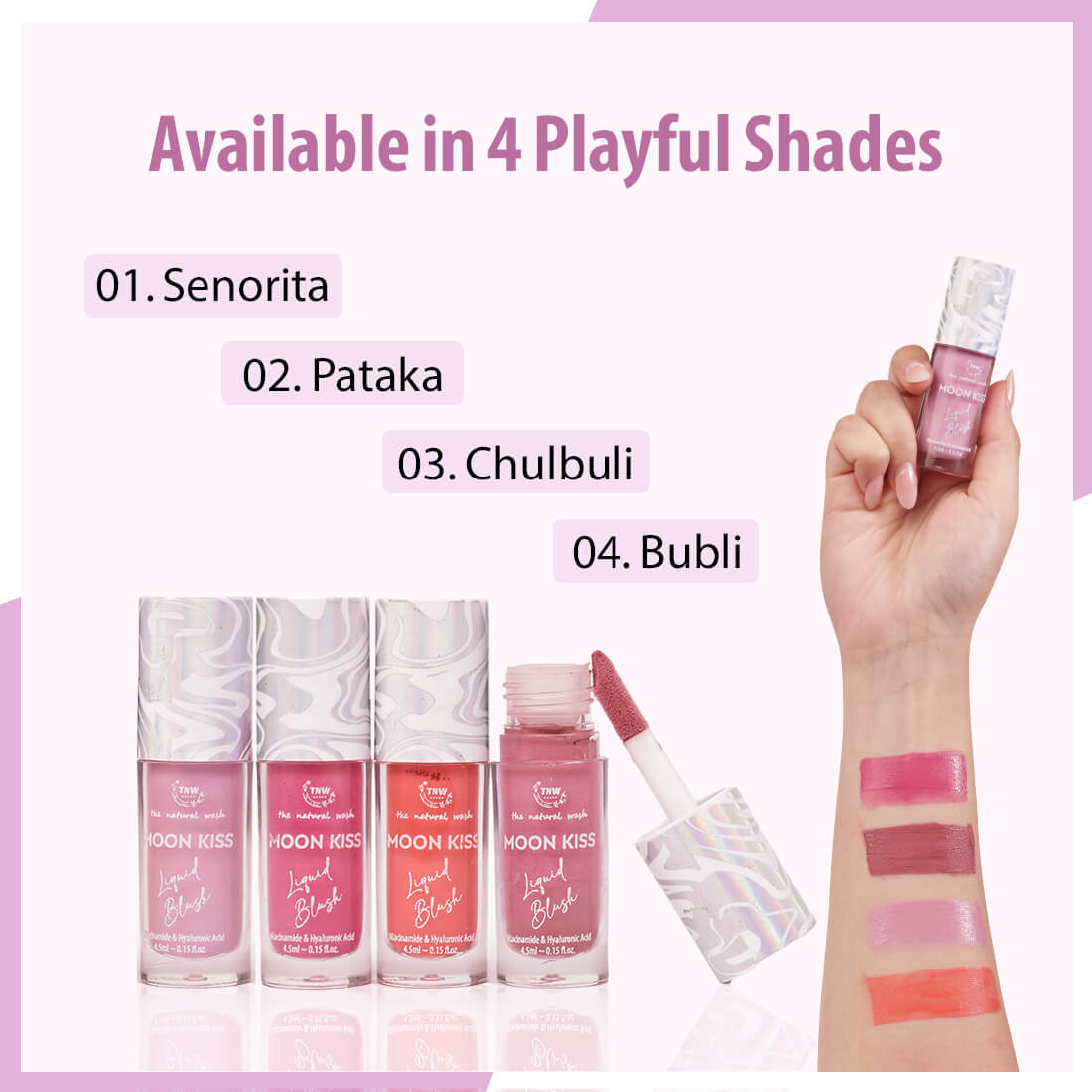 Moon Kiss Liquid Blush | Dewy & Long-Lasting Cheek Tint