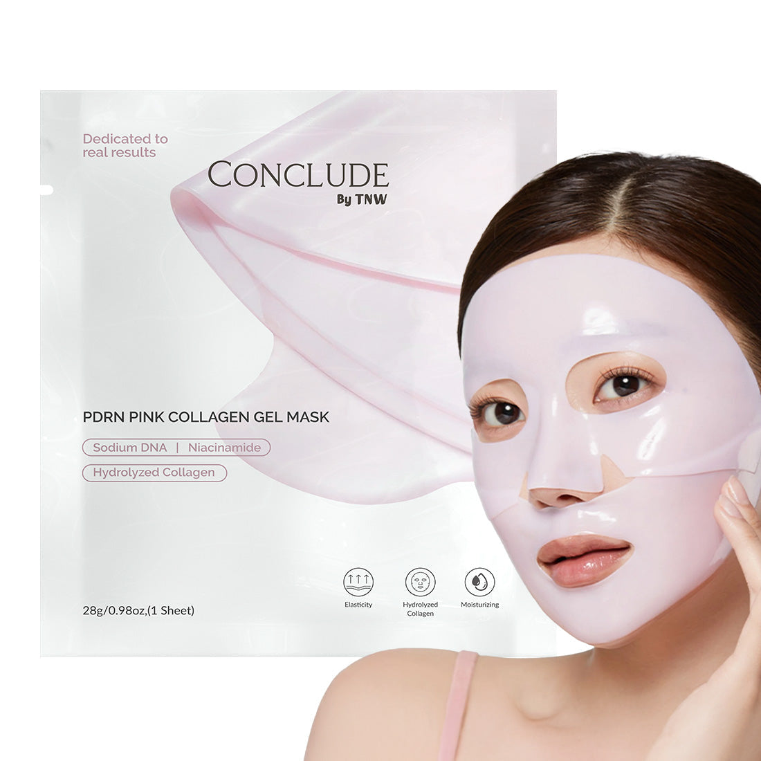 PDRN Pink Collagen Gel Mask | Sodium DNA, Peptides & Collagen