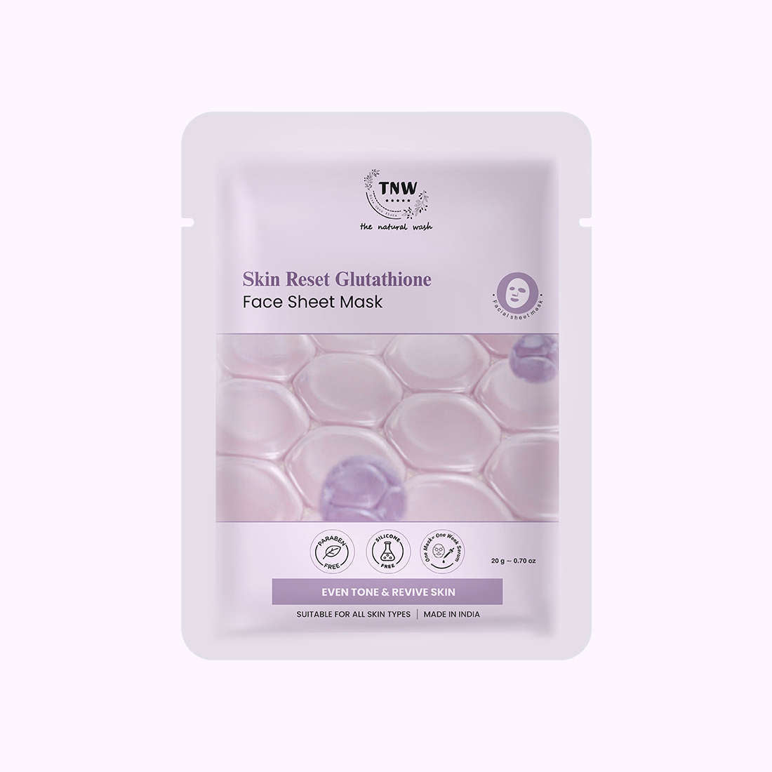 Skin Reset Glutathione Face Sheet Mask (SC)