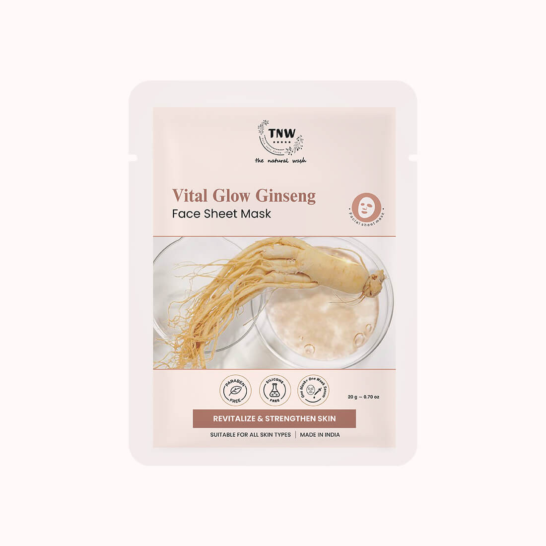 Vital Glow Ginseng Face Sheet Mask