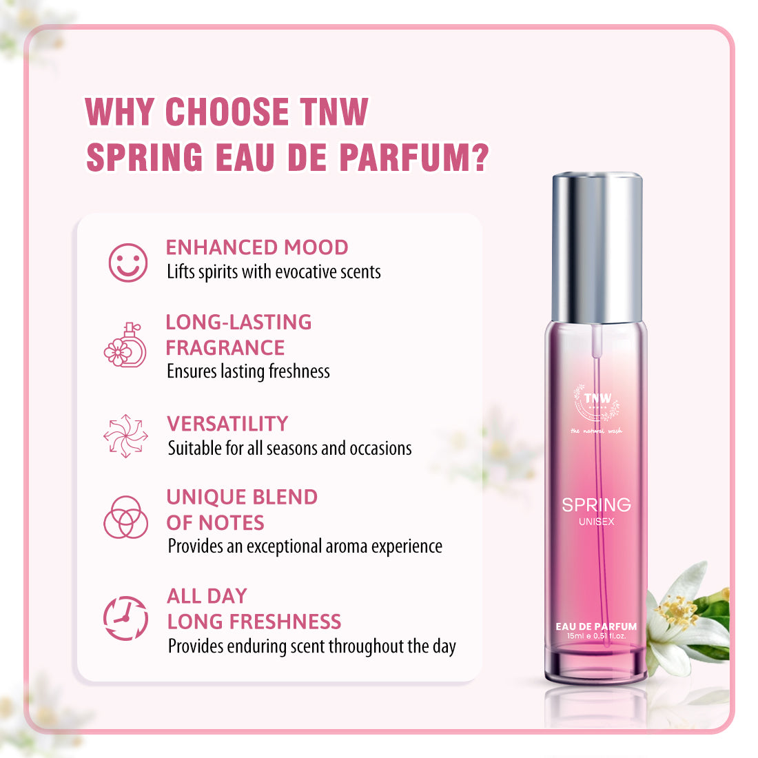 Why choose TNW Spring eau de parfum