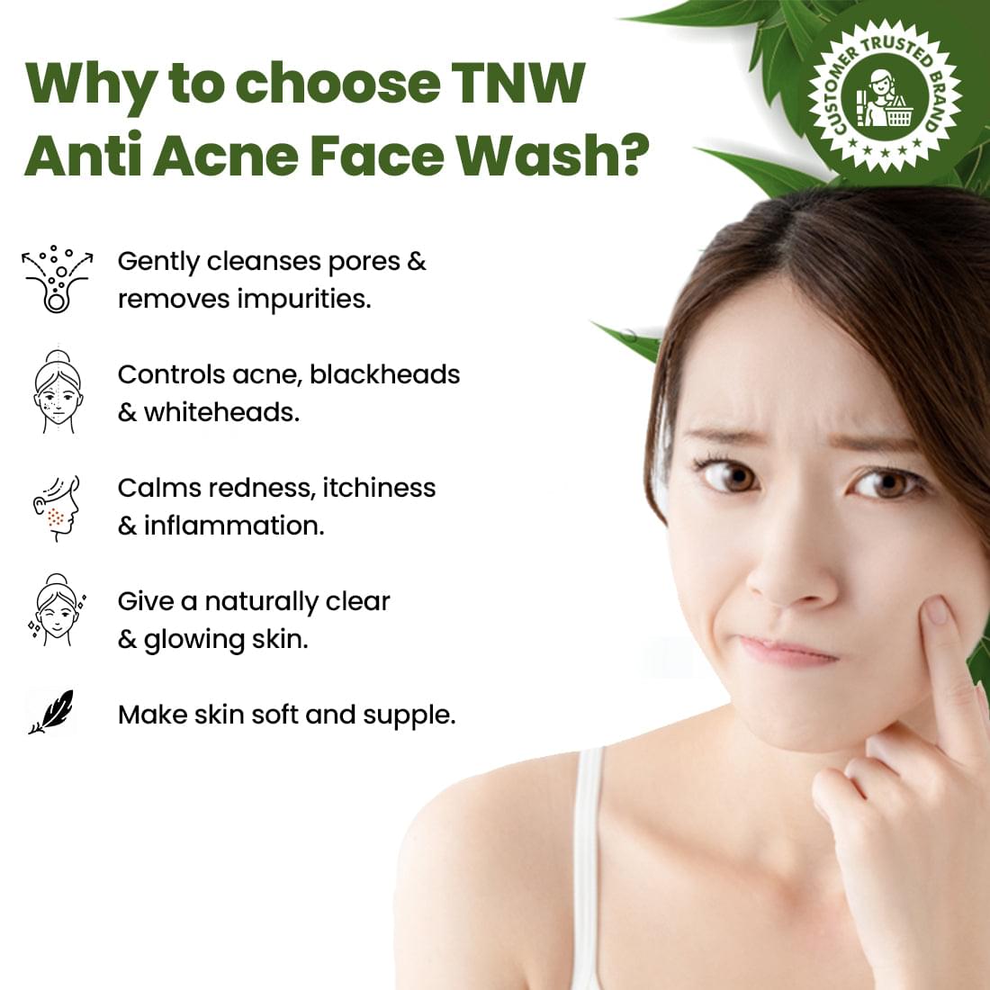 Anti-Acne Face Wash for Acne & Blemishes