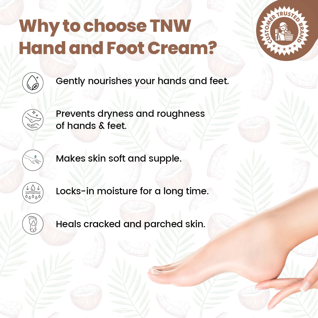 Hand and Foot Cream for Nourished Hand & Feet (Stock Clearance)