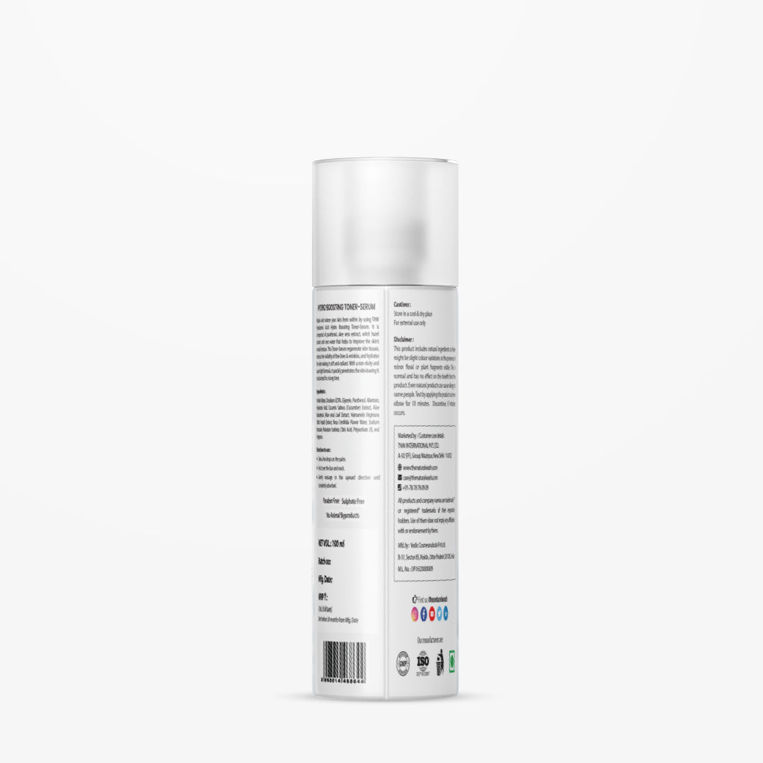 Hyaluronic Acid Hydro Boosting Toner-Serum for Hydrating & Glowing Skin.