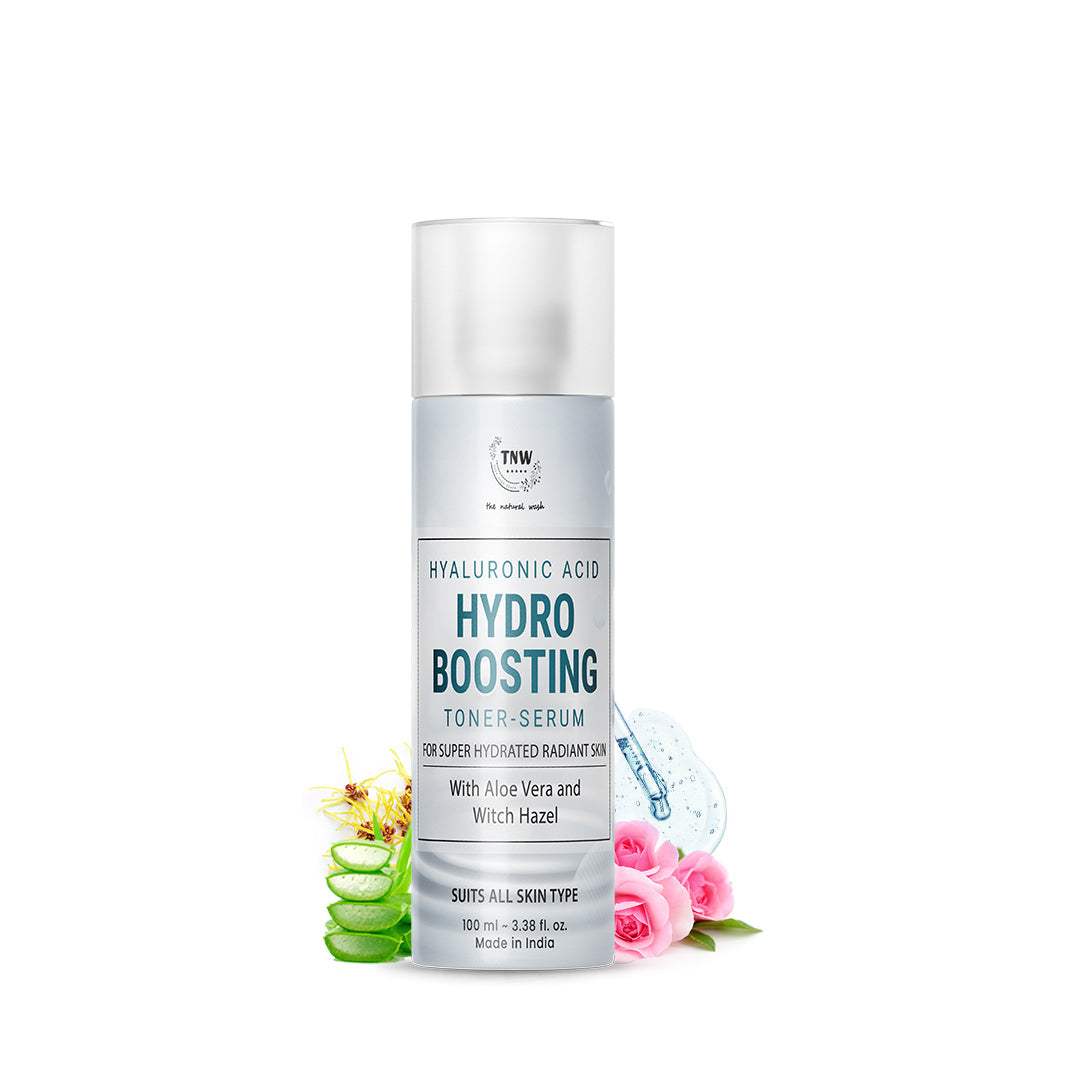 Hyaluronic Acid Hydro Boosting Toner-Serum for Hydrating & Glowing Skin.