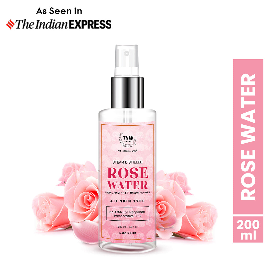 Steam Distilled Pure Rose Water - (Free from Artificial Fragrance & Alcohol)
