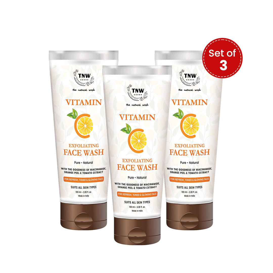 Vitamin C Exfoliating Face Wash - Paraben/Sulphate-Free
