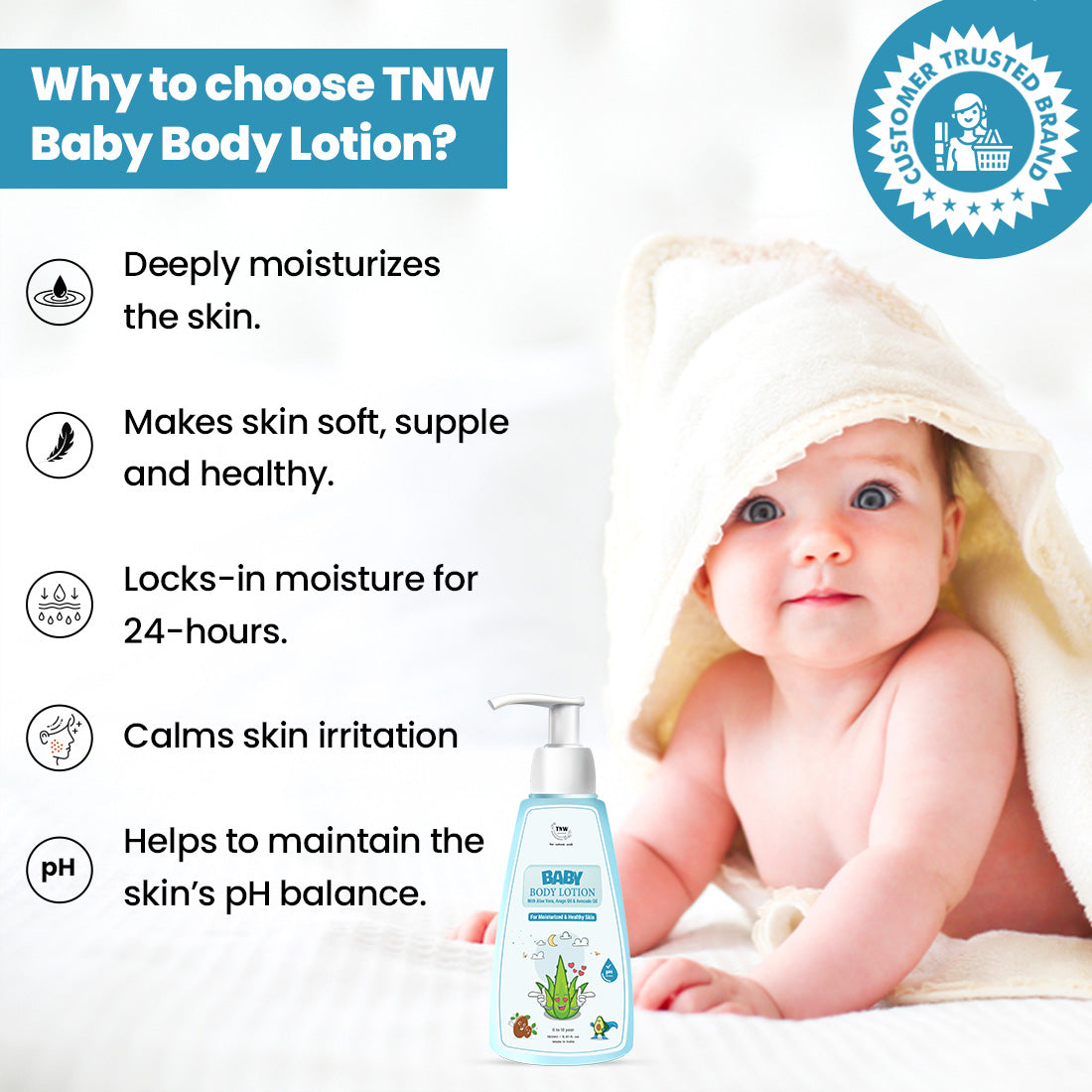 Baby Body Lotion for Healthy & Nourished Skin