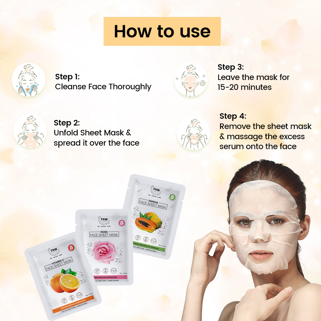 How to Use Face Sheet Mask