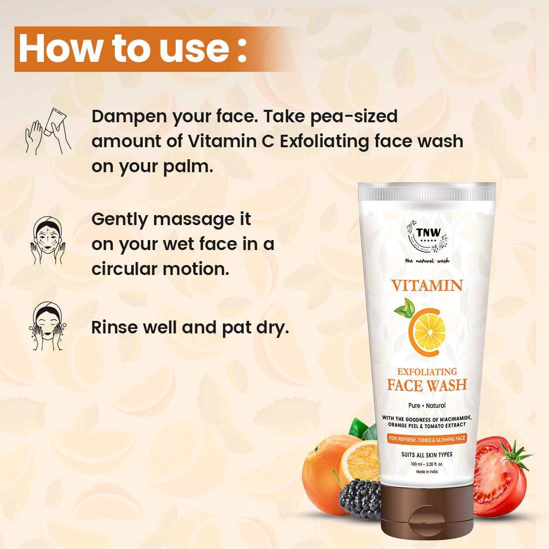 How to use Vitamin C Face Wash