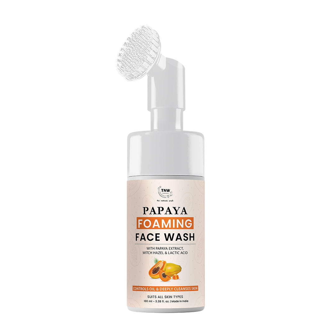 Papaya Foaming Face Wash with Lactic Acid & Panthenol