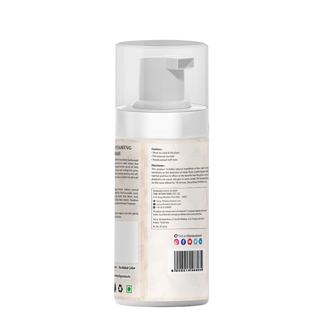 TNW Kumkumadi Foaming Face Wash