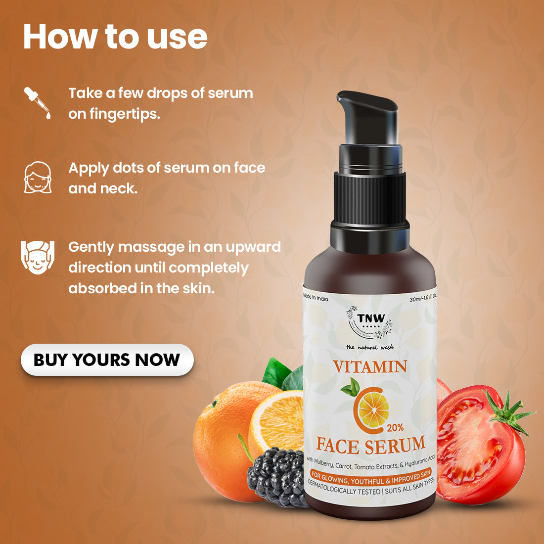 How to use Vitamin C Face Serum
