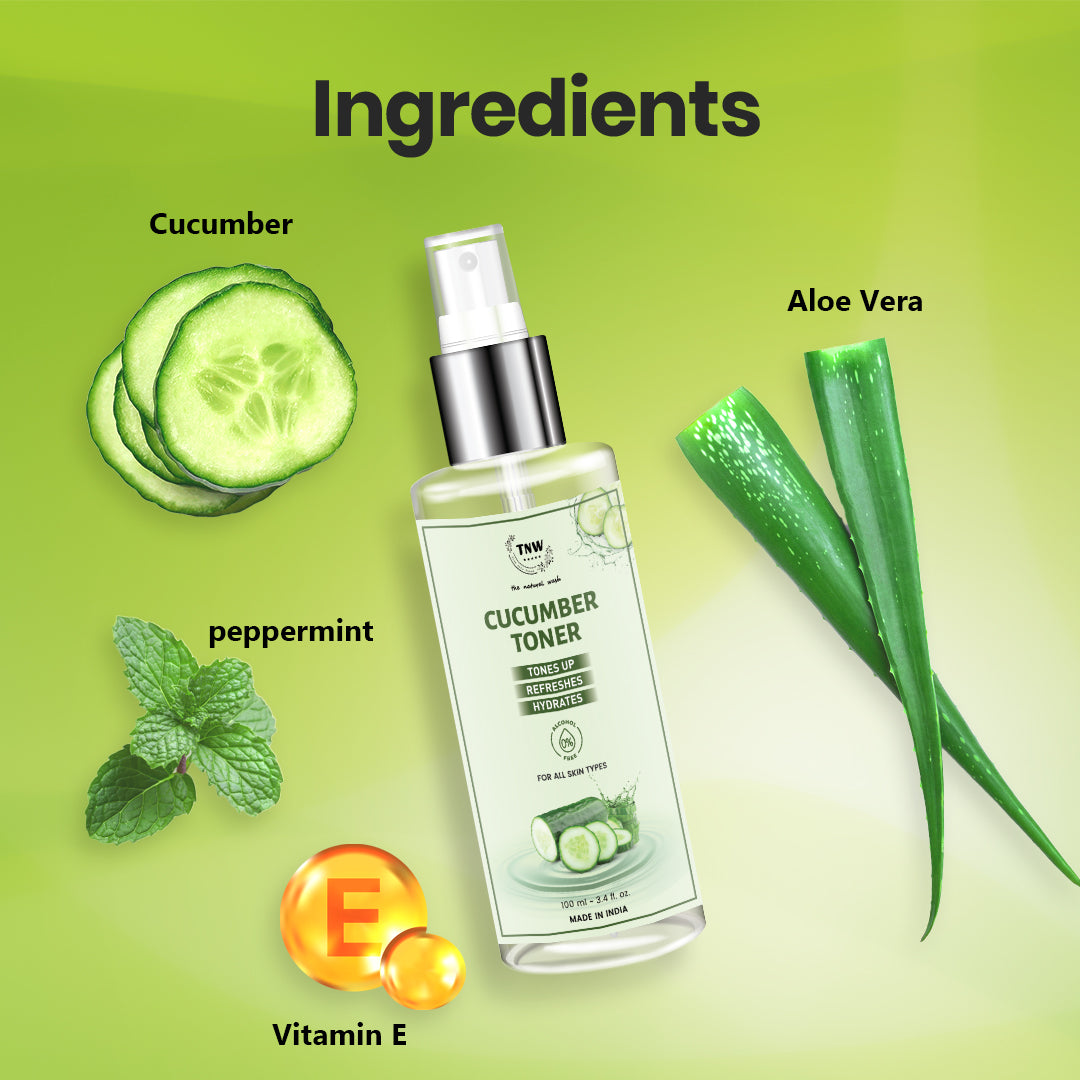Ingredients of Cucumber Toner (Toner & Makeup Remover)