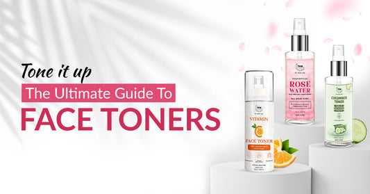 TNW three face toners category: Vitamin C, Rose water and Cucumber Toner