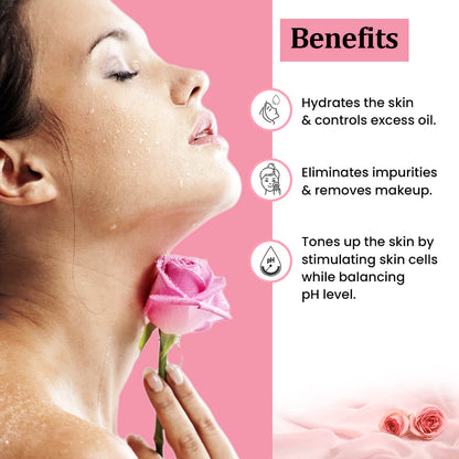 Steam Distilled Pure Rose Water - 200ml