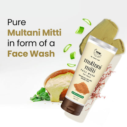 Multani Mitti Face Wash - Paraben/Sulphate-Free.