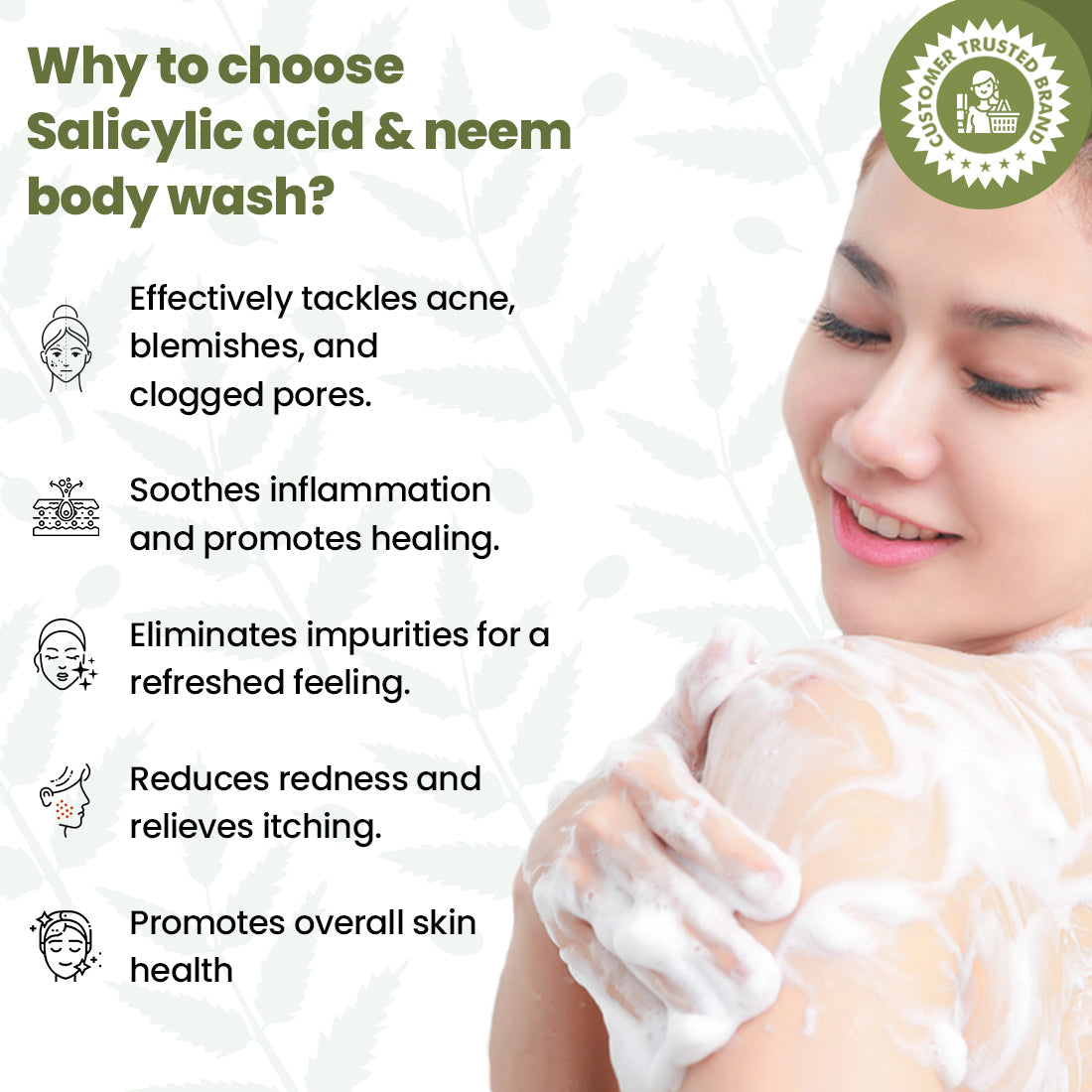 Salicylic Acid & Neem Body Wash. The Natural Wash