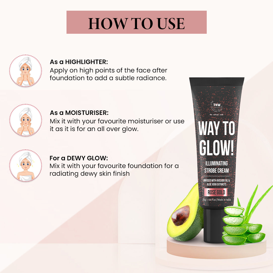 Way to Glow illuminating Strobe Cream