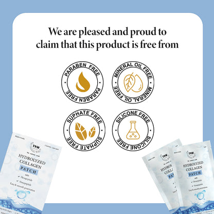 Hydrolyzed Collagen Patch for Firm & Fresh skin | 2 Sachet, 1 Pair Each