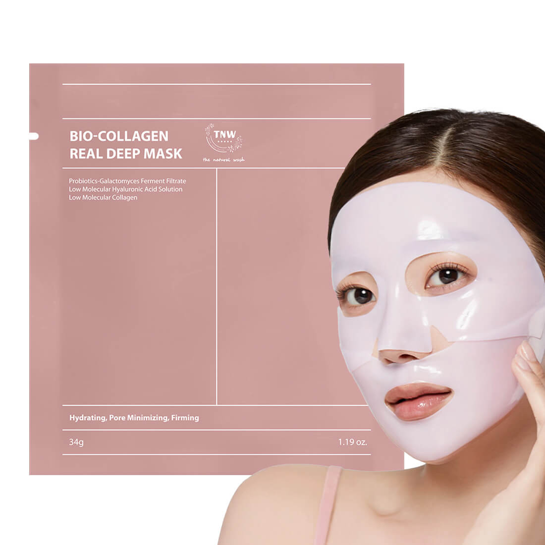 Bio Collagen Real Deep Mask | Hydrating | Ultra-Low Molecular Collagen