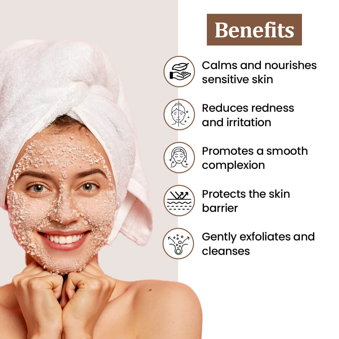 Oatmeal Soothing & Calming Facemask for Cleansed and Glowing Skin