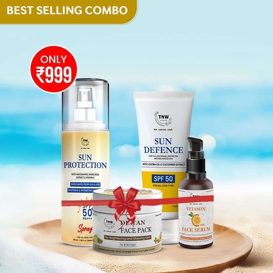 Powerful De-Tan & Sun Protection Kit