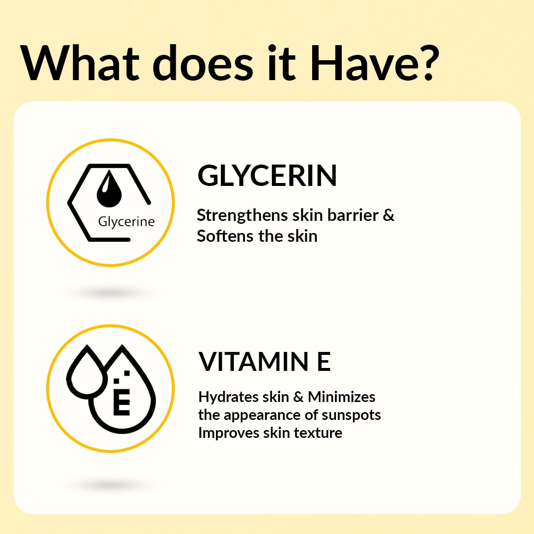 Ingredients of Sunscreen Wipes SPF 15