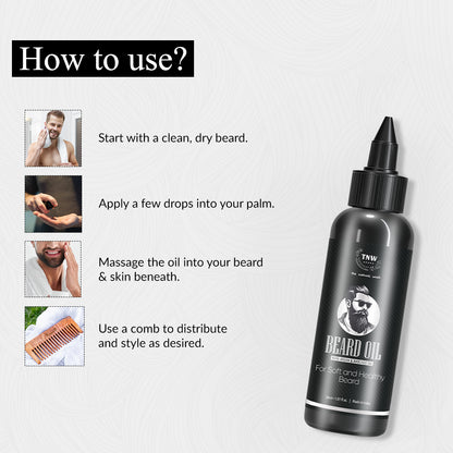 Beard Oil For Strong & Healthy Hair