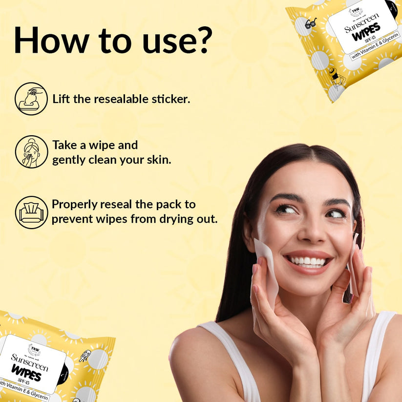 Sunscreen Wipes For Removing Dirt, Oil & Providing Hydration – The ...