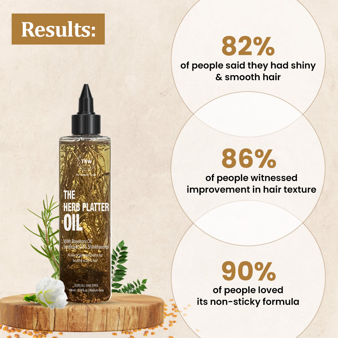 The Herb Platter Oil for healthier hair
